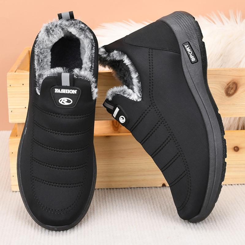 Sneakers da uomo Outdoor Peluche Calde Scarpe invernali impermeabili di alta qualità antiscivolo Stivaletti da trekking Stivali invernali da uomo lavoro