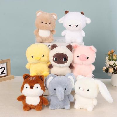 Cute 16cm Plush Companion Doll Elephant Bear Stuffed Animal Pillow Plush Super Soft Animal Plush Toy Sleeping Gift