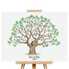 Personalised Fingerprint Tree Canvas Wedding Guest Book Creative Poster Wedding Gift Signature Marriage Souvenir for Party Decor