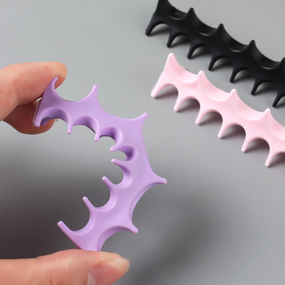 Soft Silicone Nail Pen Holder Brush Rack Shelf UV Gel Brush Display Stand Makeup Painting Pen Rest Organizer Stander Manicure
