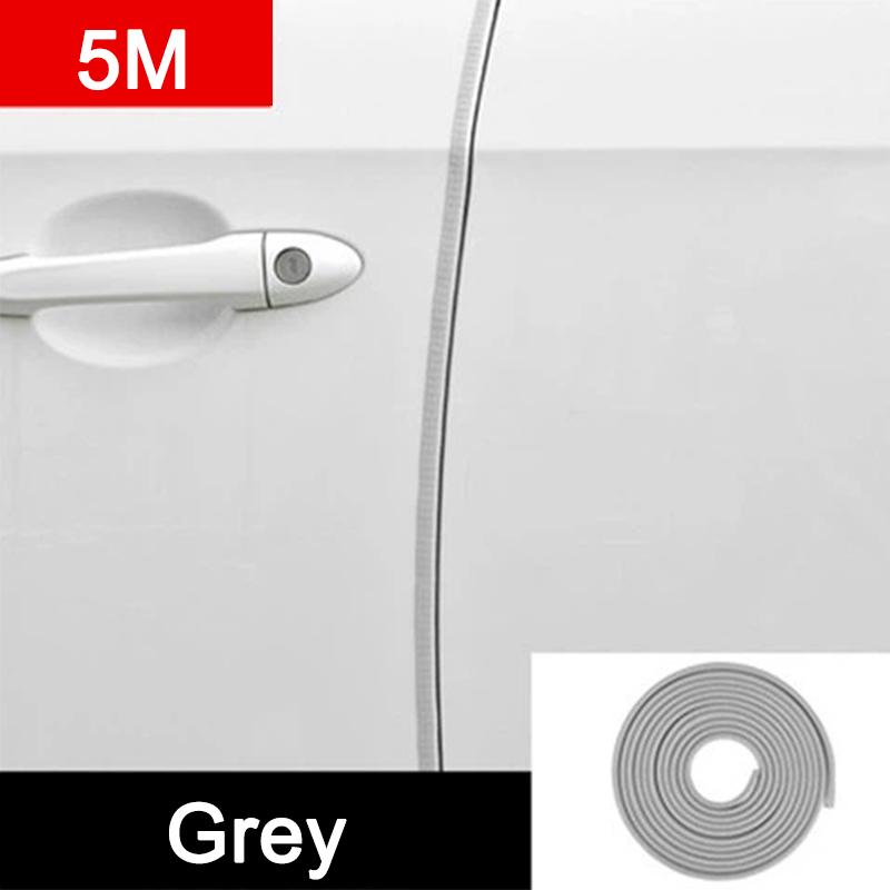 5M Car Door Edge Scratch Protector Strips Guard Trim U Type Car Door Protector Anti Collision Strips Car Decor Auto Accessories
