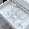 16pcs Transparent Acrylic Cosmetic Organizer Set Drawer Divider Storage Box for Vanity Cosmetics & Office Supplies Home Storage