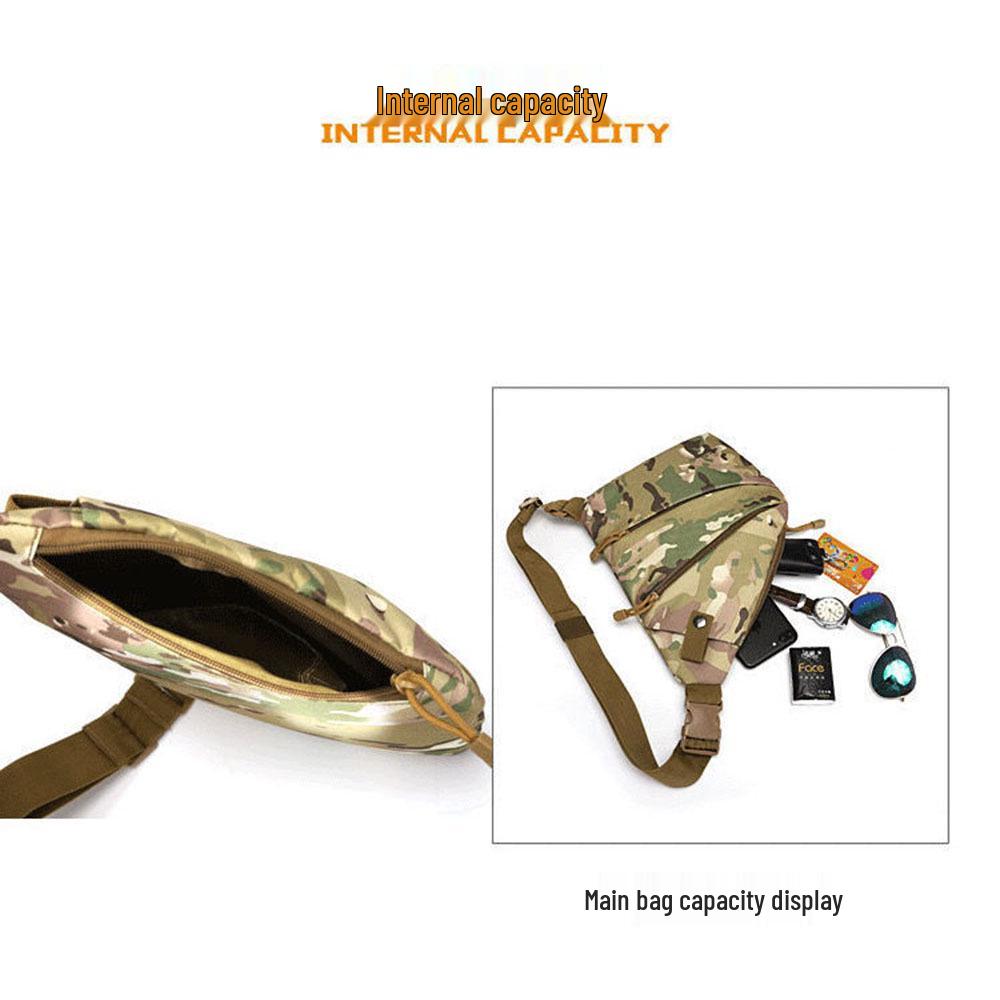 Men's Outdoor Tactical Crossbody Chest Bag: Multifunctional, Anti-Theft, Single Shoulder Holster