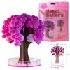 Albero di Natale magico di carta in fiore - Giocattolo creativo di albero di cristallo magico per il regalo di Natale dei bambini