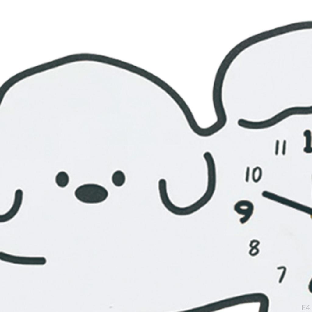 Wall Clock for Indoor , Non-Ticking And Quiet Kids Rooms
