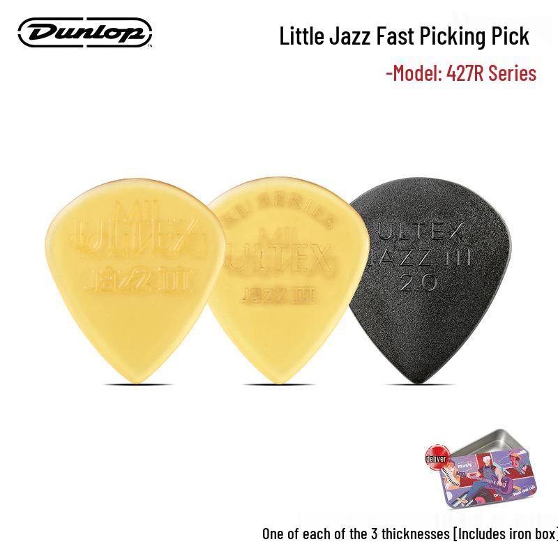 Dunlop Jazz3 Small Turtle Speed-Picking Guitar & Bass Pick