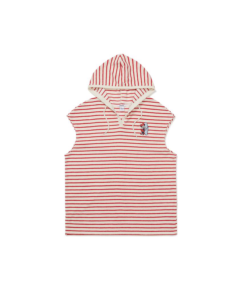 Clove [26Sm Clove] Mickey_Stripe Cover-Up (Red)