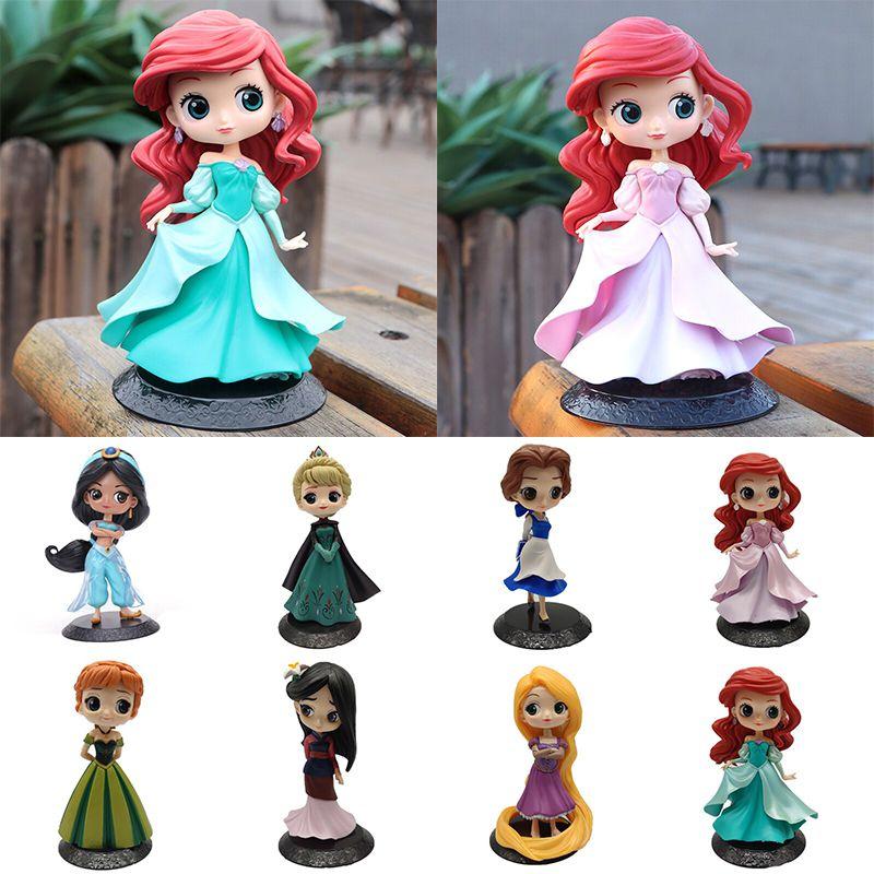 Enchanting Disney Princess Action Figures Anna Elsa Ariel Rapunzel Perfect For Girls Gifts
