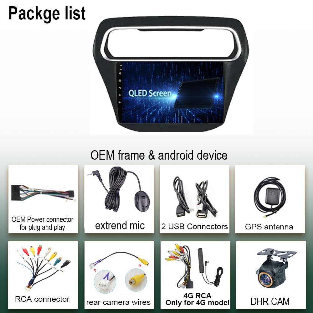 Android Auto Carplay For Ford Escort 2015 2016 2017 2018 Bluetooth 4G Rear Camera Automotive Multimedia Receiver Stereo CPU