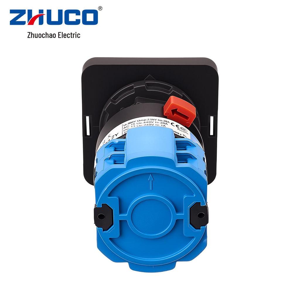 Zhuochao SZW26-20C/D202.2Y Remote/Local Stop Single Hole Universal Changeover Switch