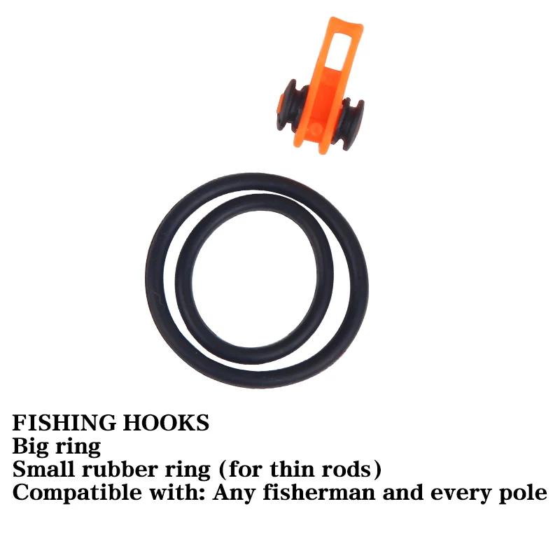 Plastic Fishing Hook Secure Keeper Holder Lure Accessories Jig Hooks Safe Keeping for Fishing Rod Tool Bait Casting  Fishing