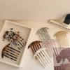 5 Teeth Acetate Hair Comb Anti-Static Styling Hair Brush Wide Teeth Hair Comb  Hairdressing
