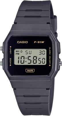 Classic F-91WB-8A Unisex Digital Watch Dark Gray Bio-Based Resin Simple Packaging