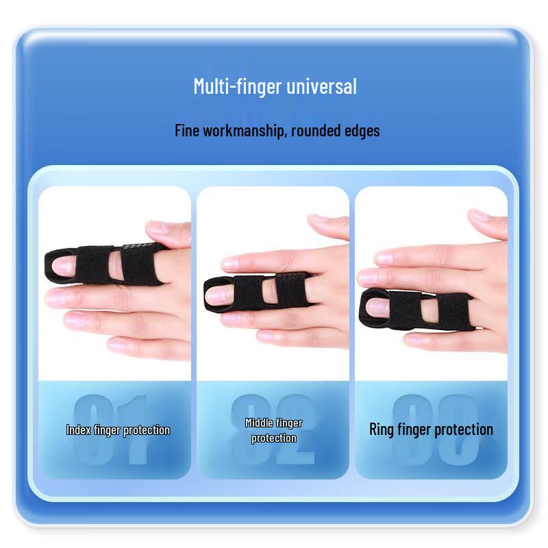 Fingerstützschiene zur Korrektur von Frakturen, Luxationen und Verstauchungen