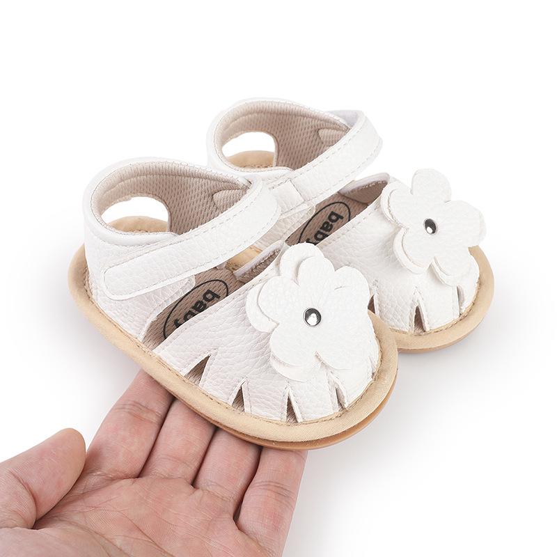 Soft Sole Summer Sandals for 0-1 Year Old Baby Girls