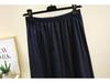 Women's High Waist Draped Long Skirt - Solid Color, Versatile, Loose Fit