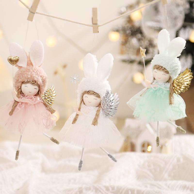 Angel Doll Merry Christmas Ornaments Christmas Decorations for Home Noel Natal Tree Decor Navidad Xmas 2025 New Year 2025 Gifts