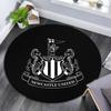 Newcastle United FC Round Area Rug,Carpet Rug for Living Room Bedroom Sofa Playroom Decor,Non-slip Floor Mat