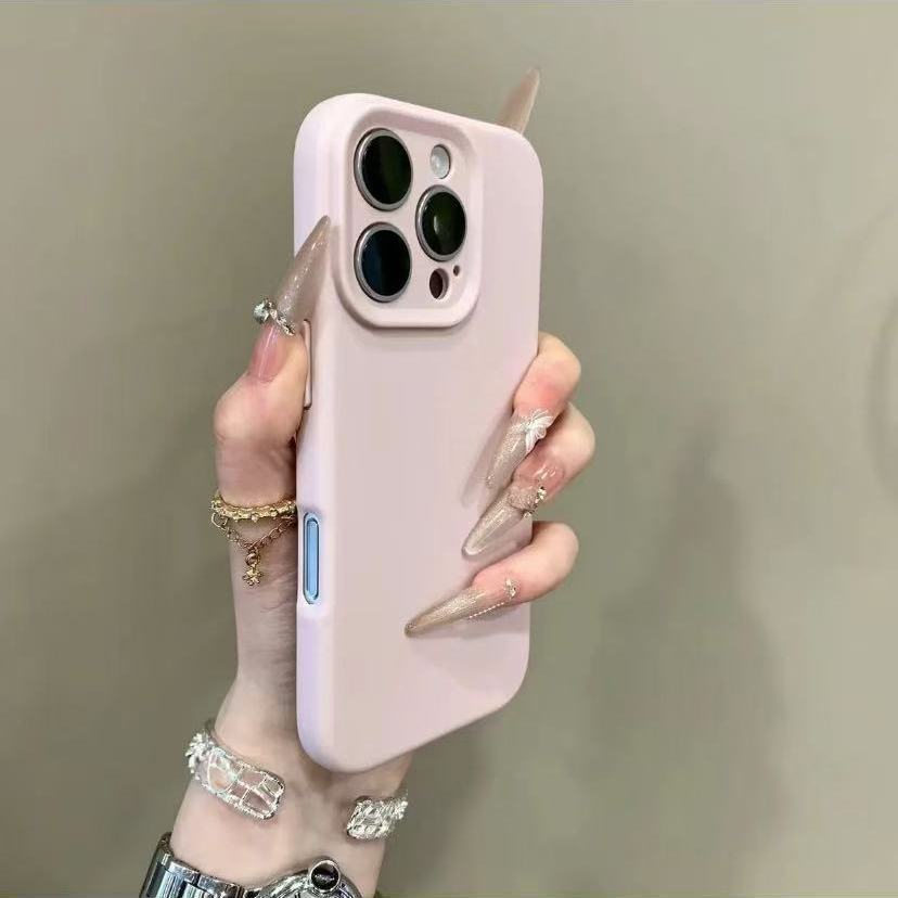 Soft Rubber Silicone Gel Candy Color Case for iPhone 16 15 14 Plus 13 12 11 Pro Max Shockproof TPU Bumper Simple Solid Cover