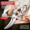 Food Grade Stainless Steel Kitchen Shears Daily Cooking Robust Kitchen Tool Multifunctional Scissors 2 Spare Springs Included5