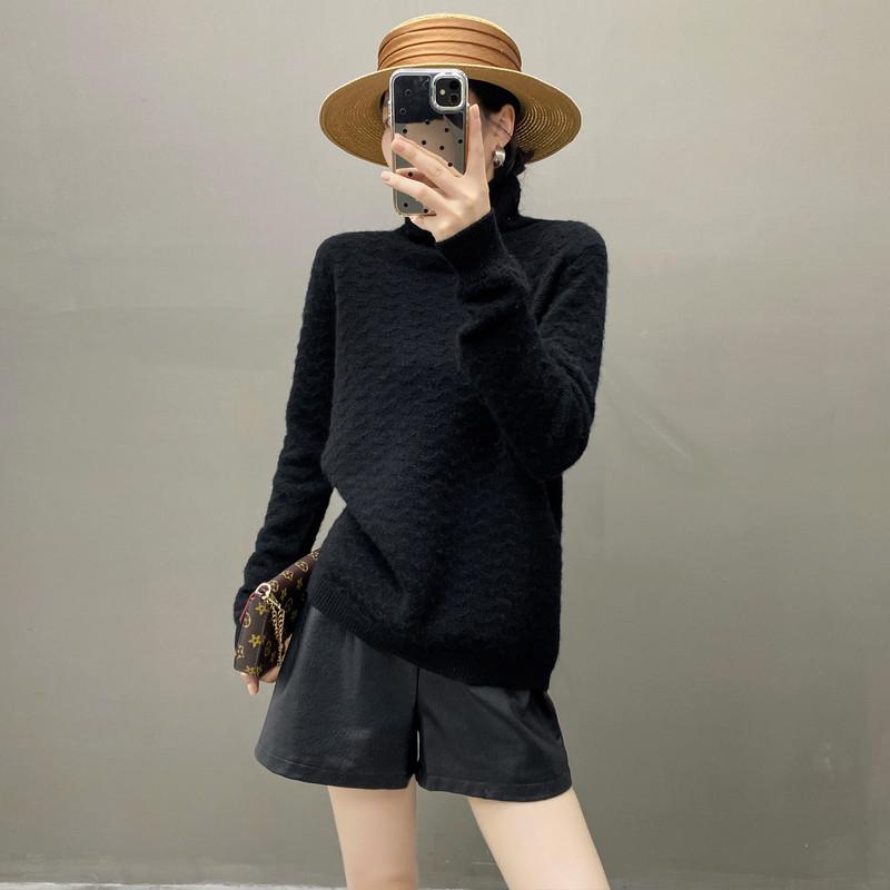 Qinghe 100% Pure Cashmere Women's Sweater - Ultra Soft Luxury Winter Pullover