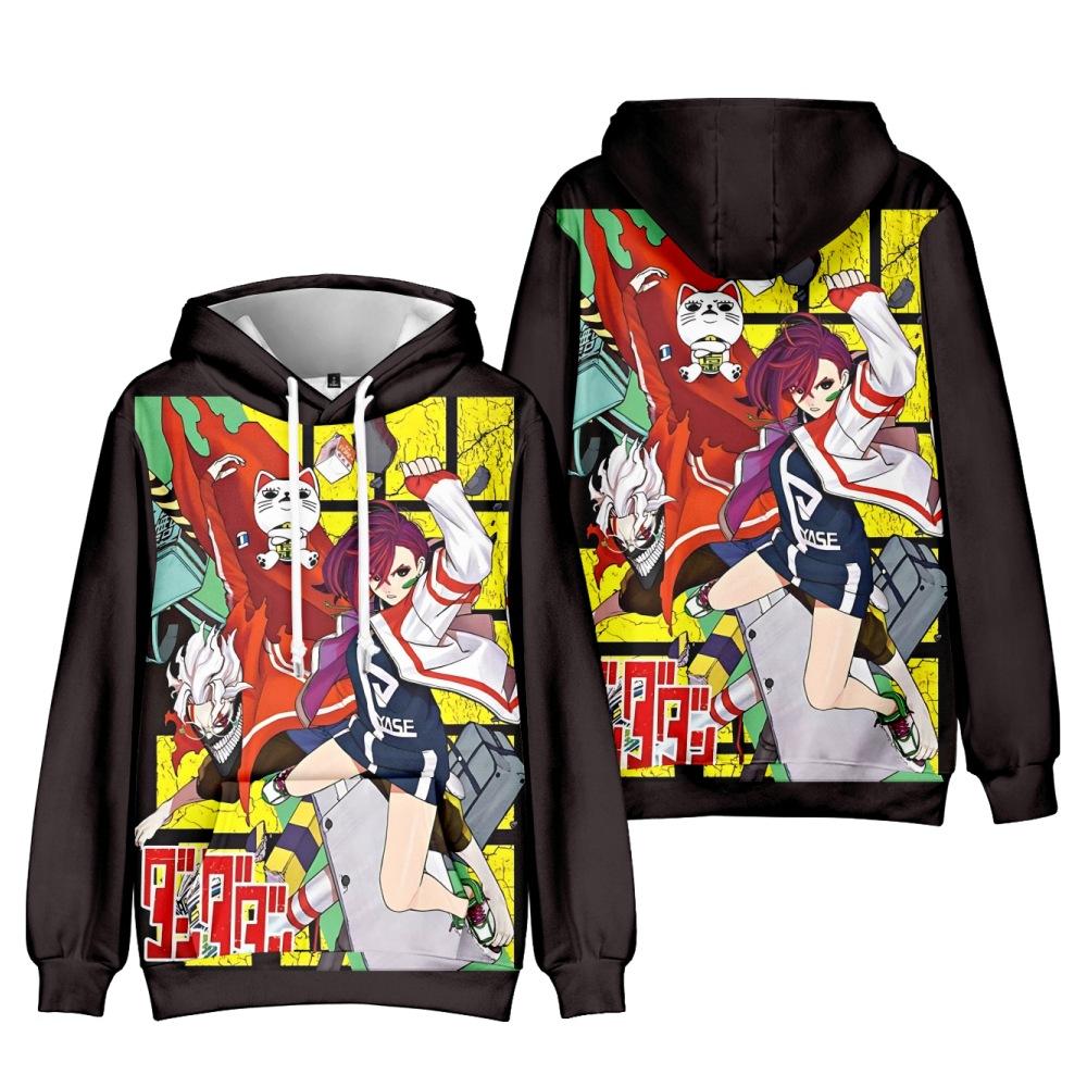 NEW Autumn Fashion for Fans of DAN DA DAN Anime Printed Sweatshirt Outdoor Sport Cosplay Pullovers Hoodie Cosplay Costume