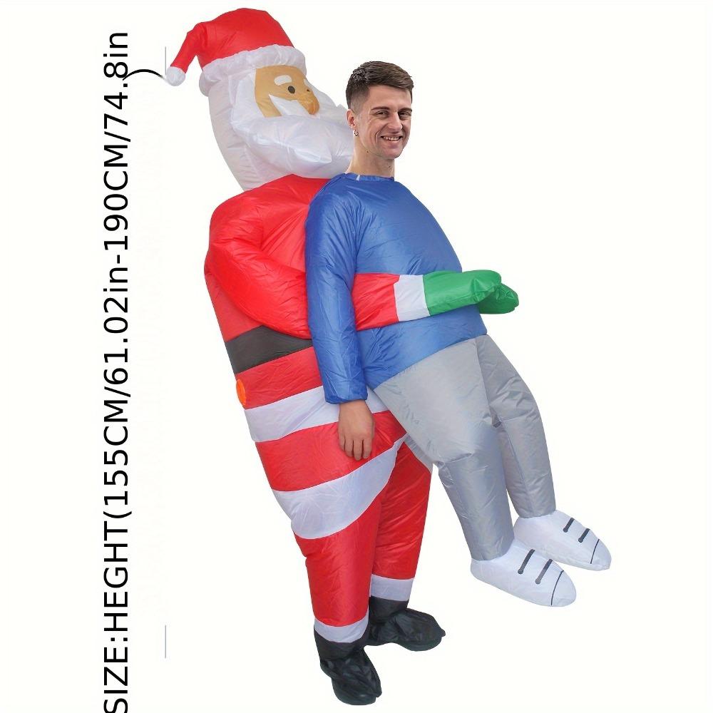 Inflatable Santa Claus Costume for Men, Inflatable Christmas Costumes, Christmas Costumes for Adults
