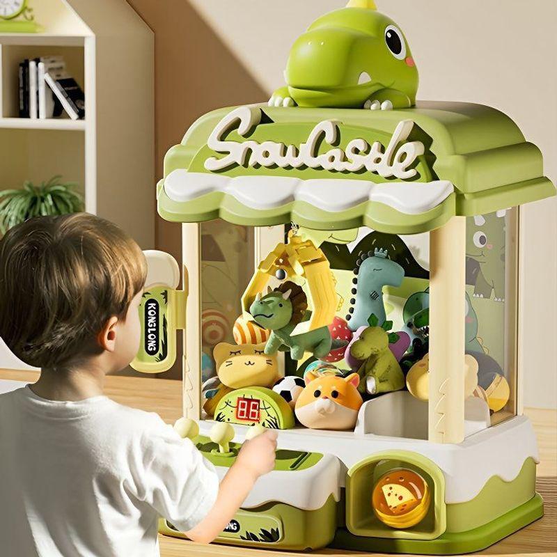2026 Kids' Claw Machine Toy - Compact Home Arcade for Boys and Girls, Anti-Bump, Ideal Birthday Gift
