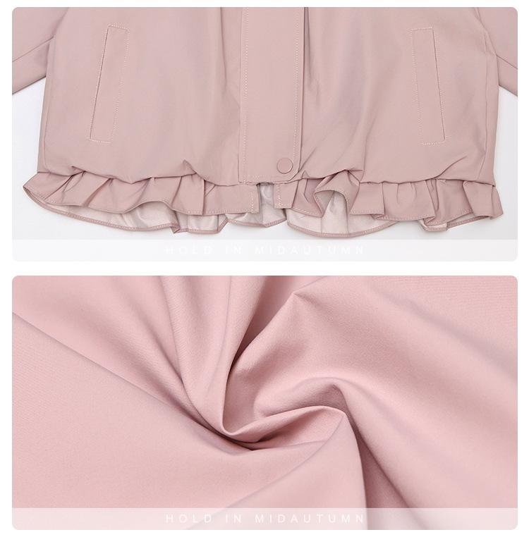 2025 Neue Mädchen Spitzen-Kapuzen-Windjacke - Frühling/Herbst Mode