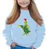 Christmas Day Girls Round Neck Pullovers For Kids Printed Baby Tops