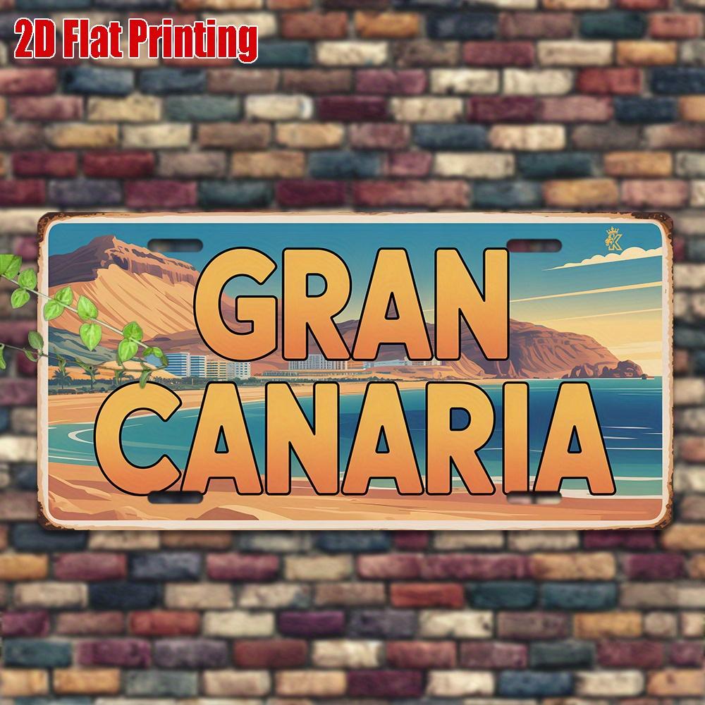 Pc Vintage Metal Sign Decorative Use Only Decorative Plaques And SignsAluminum Sign from Gran Canaria Coastal Wall Decor