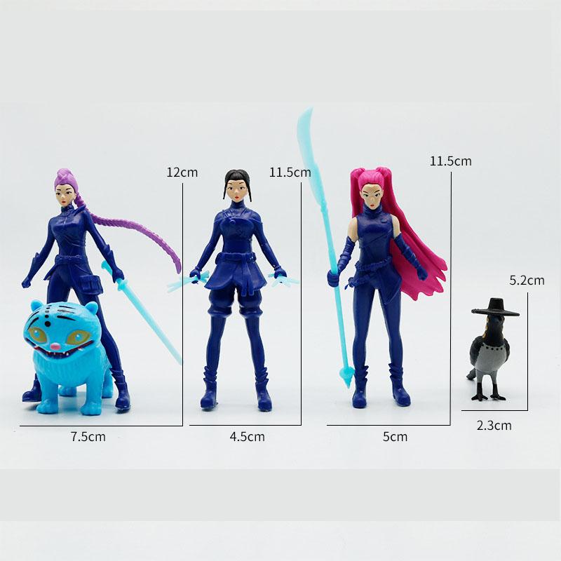 Anime Kpop Demon Hunters Figure Model Toy Cartoon Gaming Peripherals Desk Decoration Collection Figures Model Toy For Kid Gift