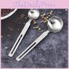 Contemporary Long Handle Measuring Spoon Set In 304 Stainless Steel For Everyday Use