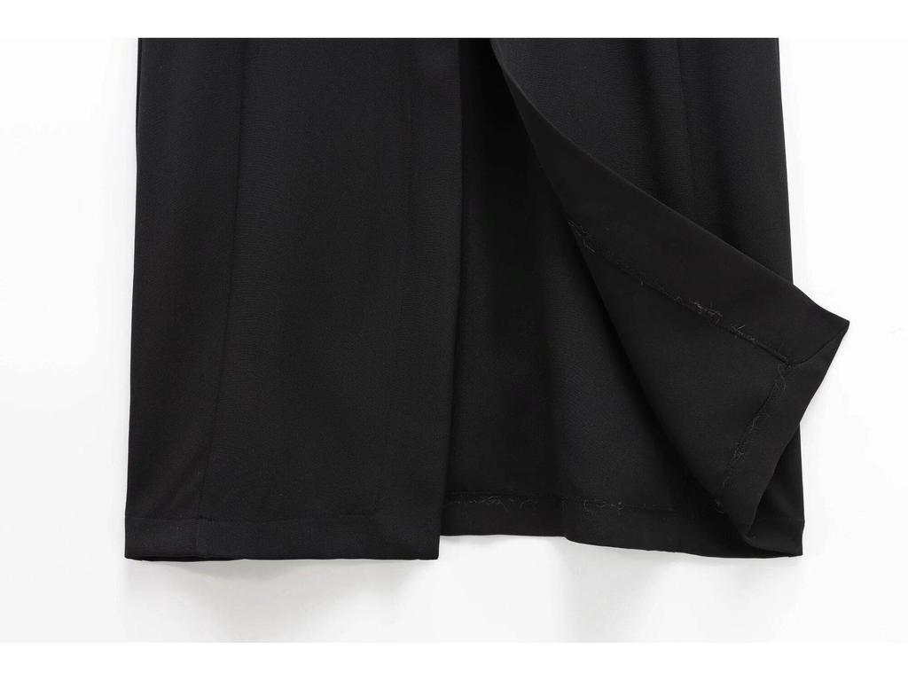 2024 Winter Women's European & American Style Slimming Faux Fur Mid-Length Skirt