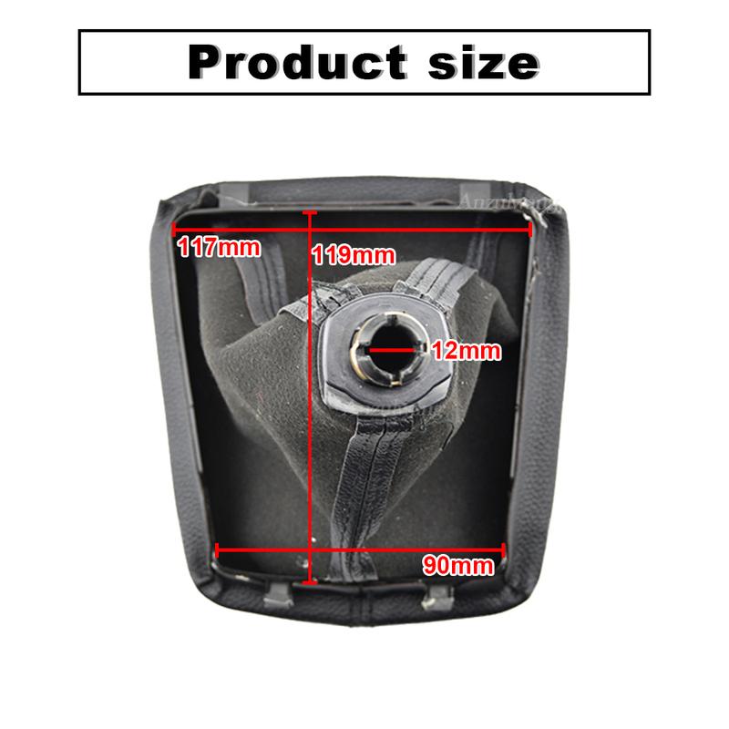 Auto 5-Gang Schalthebelknauf Für Skoda Octavia 2004 2005 2006 2007 2008 2009 2010 2011 2012 Auto Schalthebelmanschetten Lederstiefel