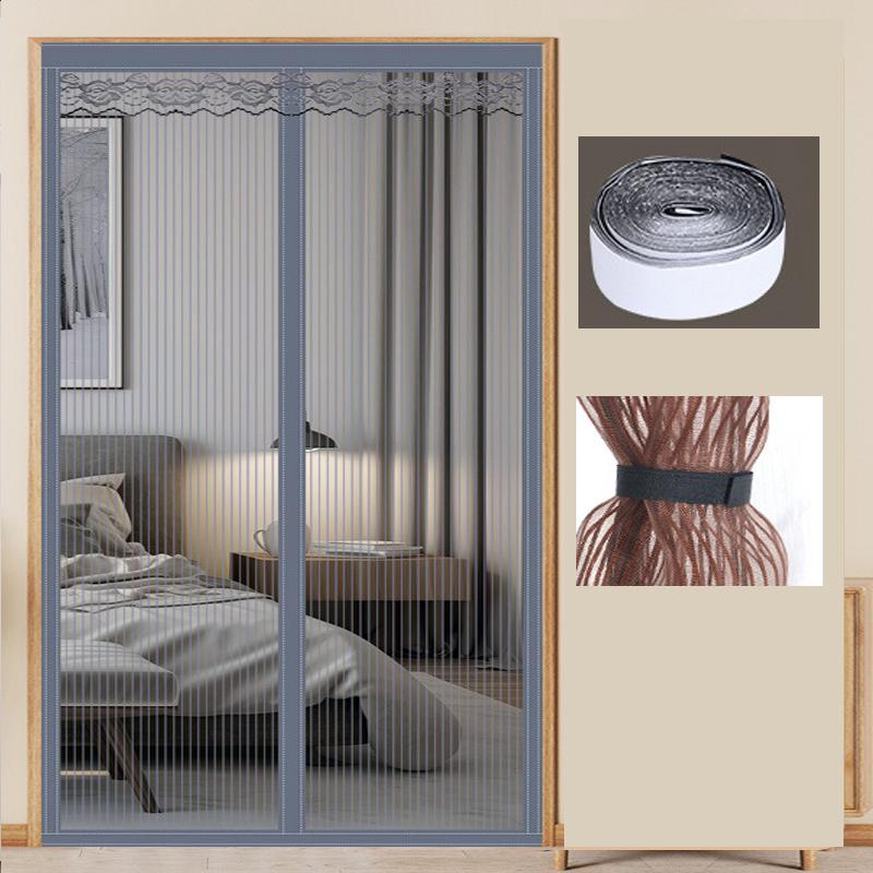 Magnetic Door Screen Big Size Door Magnetic Mosquito Net Insect Proof Flight Summer and Kitchen Indoor Invisible Net Magnetic Door Mesh Net