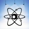 Atom Structure Metal Wall Art Science Sculpture Weather Resistant Home Office Decor