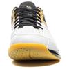 New LiNing Cloud Thunder Lightweight Rebound Low Top Badminton Shoes Unisex White Black Gold AYZU017-4