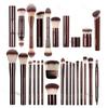 Hourglass Concealer Brush Synthetic Hair Angle Concealer Brush Eye Concealer Blending Brush Brown Metal Handle May, 1 Piece, 10 Hourglass-23--1PCS