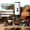 Compact Dual-Use Wireless Heated Espresso Maker for Coffee Capsules & Powder
