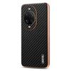 AZNS For Huawei nova 14 Ultra 5G Case Electroplating Carbon Fiber Texture PU+TPU Phone Cover
