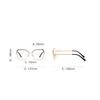 Blue Light Blocking Polygon Shortsighted Prescription Eyeglasses Women Fashion Student Optical Glasses Myopia -0.5 -0.75 To -6.0