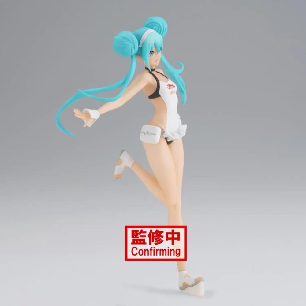 BANPRESTO Hatsune Miku Racing Ver. Racing Miku 2022 Tropical Maid Ver.