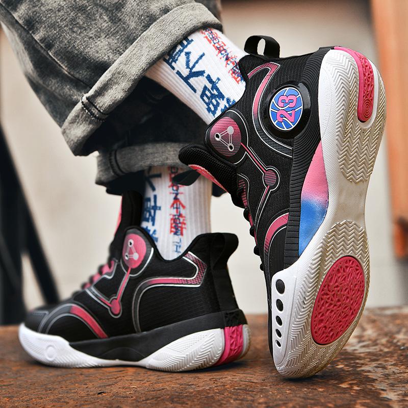 Men Basketball Shoes Cushioned Sneakers Fashion Train Athlete High Quality Sports Shoes Light Casual Couple Outdoor Sneakers 45