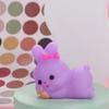 6pcs/set PVC Easter Bunny Fidget Decorated Rabbit Slow Rebound Toy Rabbit Squeeze Toys  Adult
