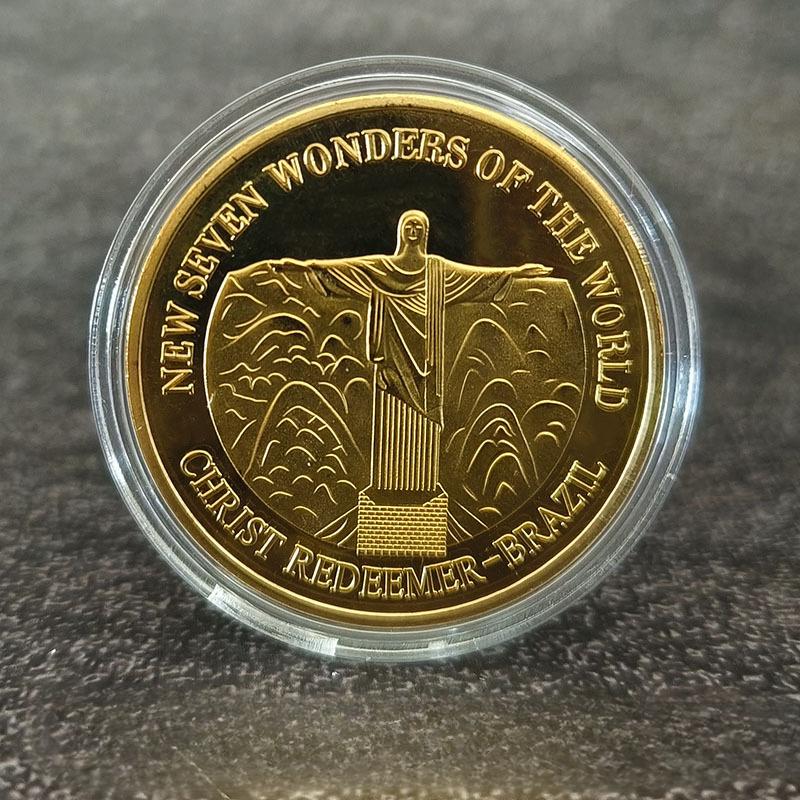7 Arten Geschenke Neue Sieben Weltwunder Gedenkmünze