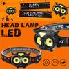 LED Owl Headlight Ultra Light and Bright Four Mode Dry Battery/rechargeable, Bright Adventure Light, Outdoor Camping, Hiking, Fishing, Emergency