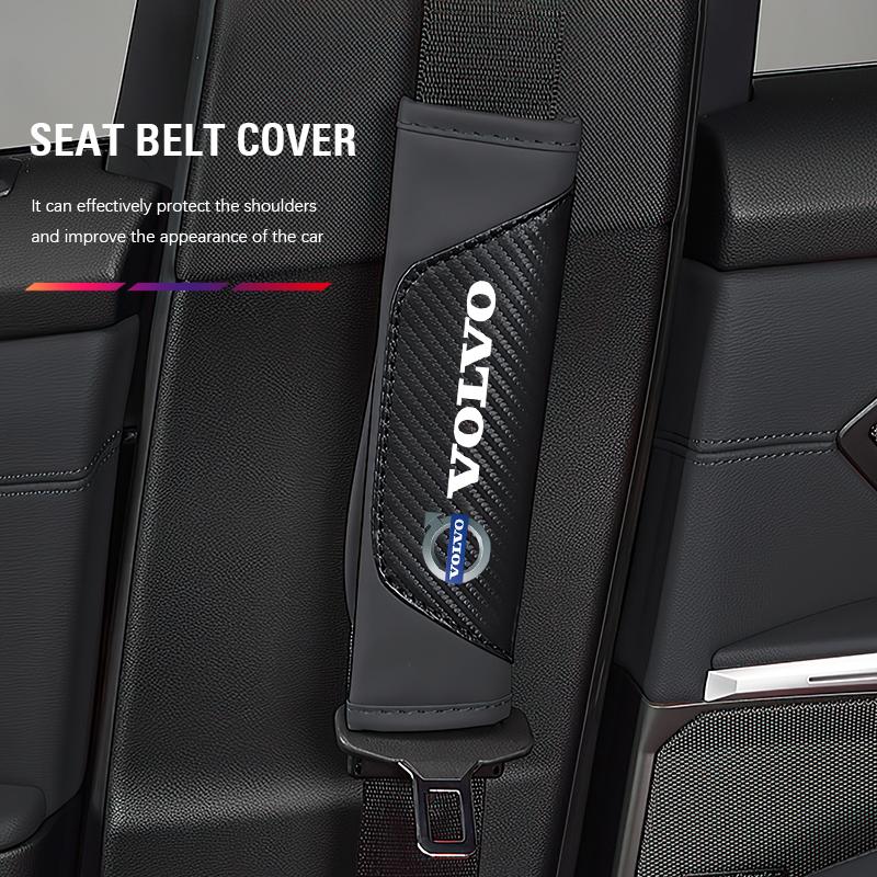 Car Seat Belt Shoulder Cushion Protective Cover For Volvo Xc60 Xc90 V40 V60 S60 V50 V90 S80 C40 XC40 V70 XC70 C30  EX90 Rdesign