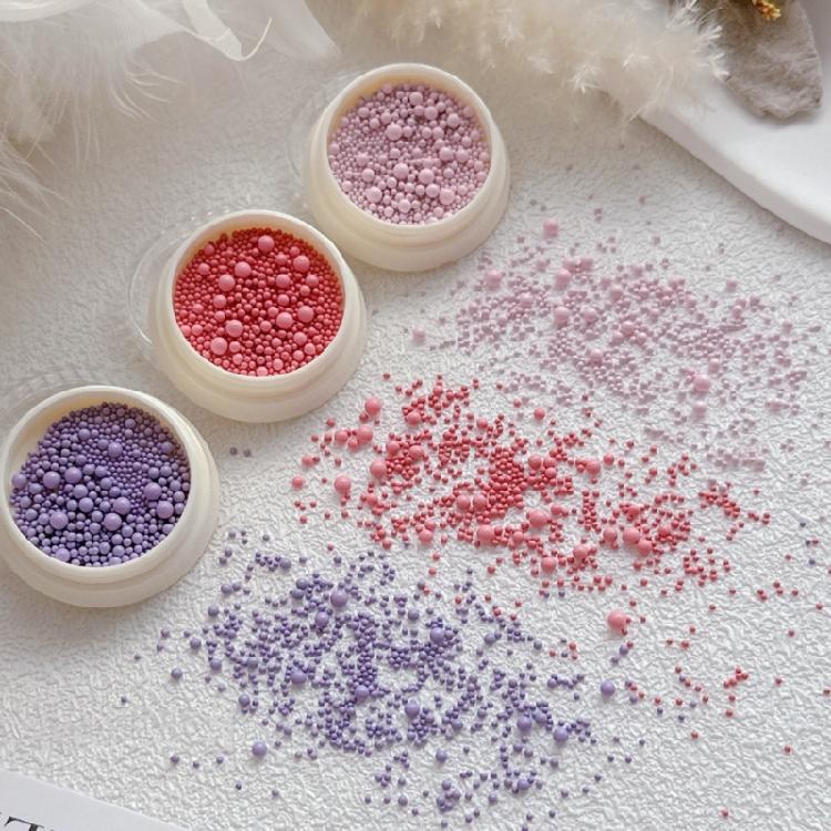 Nails Caviar Beads Metal Nail Beads Micro Pixie-Beads for DIY Nail Art Charms