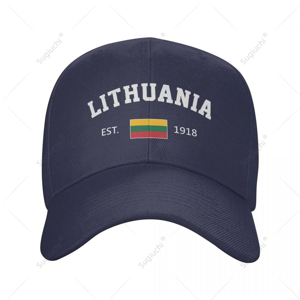 Unisex Baseball Cap Lithuania EST Independence Day Wild Sun Shade Peaked Adjustable Outdoor Caps for Unisex Women